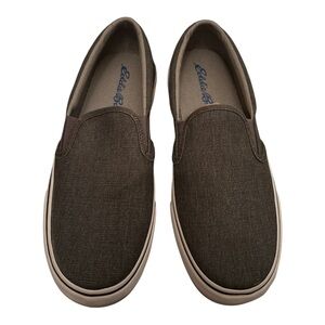 Eddie Bauer Men's  Haller Dark Gray Slip-On Loafer Sneakers Size 9.5